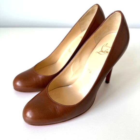 Christian Louboutin Nappa Leather Almond Toe 100mm Heels Pumps 36.5 - Picture 15 of 16